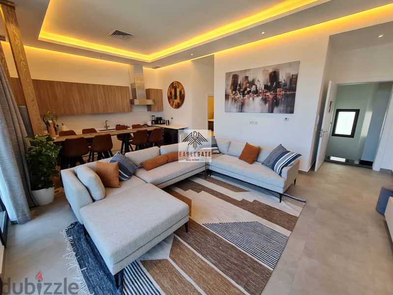 Fnaitees, modern 2 bedroom with big balcony 1