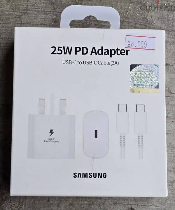 Samsung 25 Watt  PD Charger Cable 0