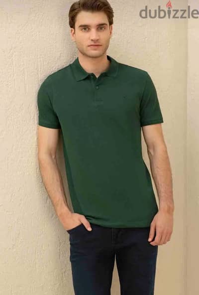 New & unused with Tag, Pierre Cardin Green T-Shirt SIZE L (SLIM FIT)