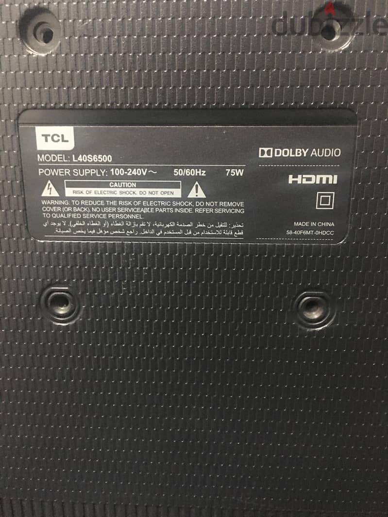 TCL Broken L40S6500 1