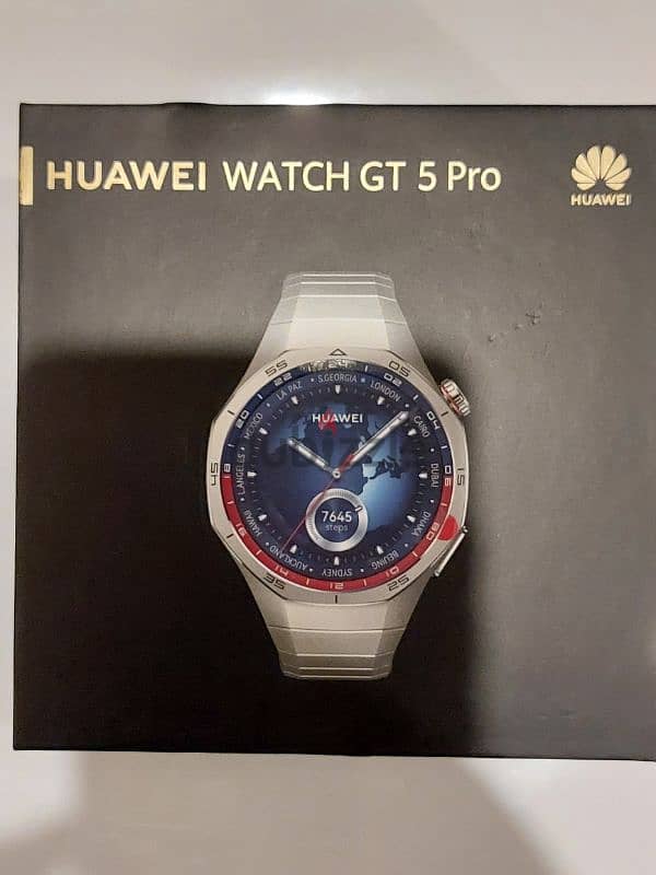 huawei watch GT-5 pro titanuim,new, open carton for checking only 0