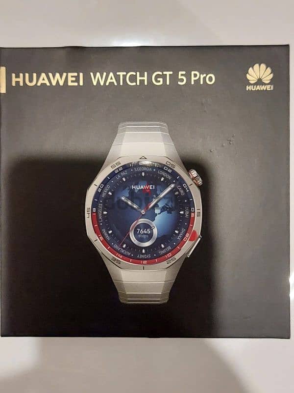 huawei watch GT-5 pro , titanium ,new,open carton for checking only 1