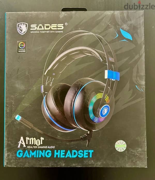 NEW Sades Wired RGB Gaming headset with mic 5