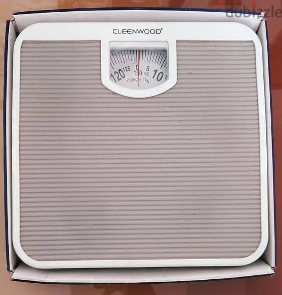 Cleenwood Manual Bath Scale 130 KG 0