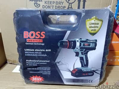 boss cordless drill heavy duty (NEW)