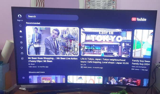 Samsung 55" Smart Curved TV For Sale تلفزيون سامسونج 55 بوصة منحني ذكي 0