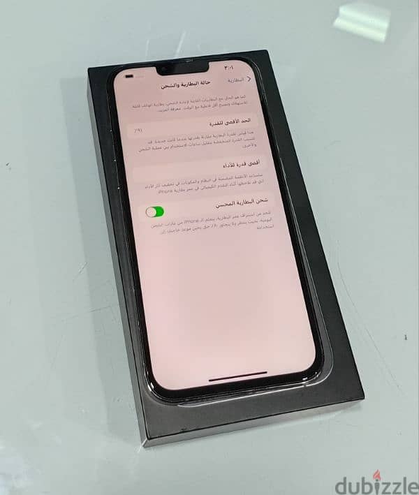 ايفون 13 pro max جيجا 256GB بطاريا 91% 6