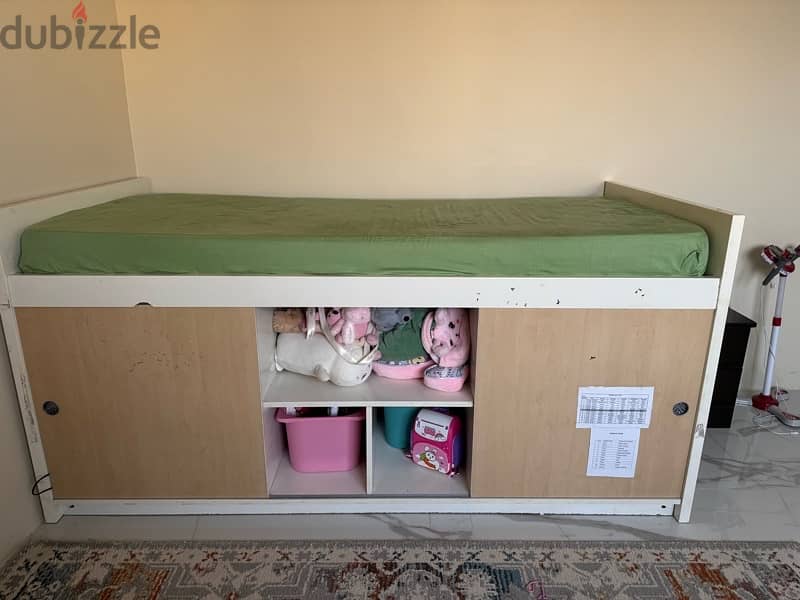 CHILDREN BED WITH STORAGE 0