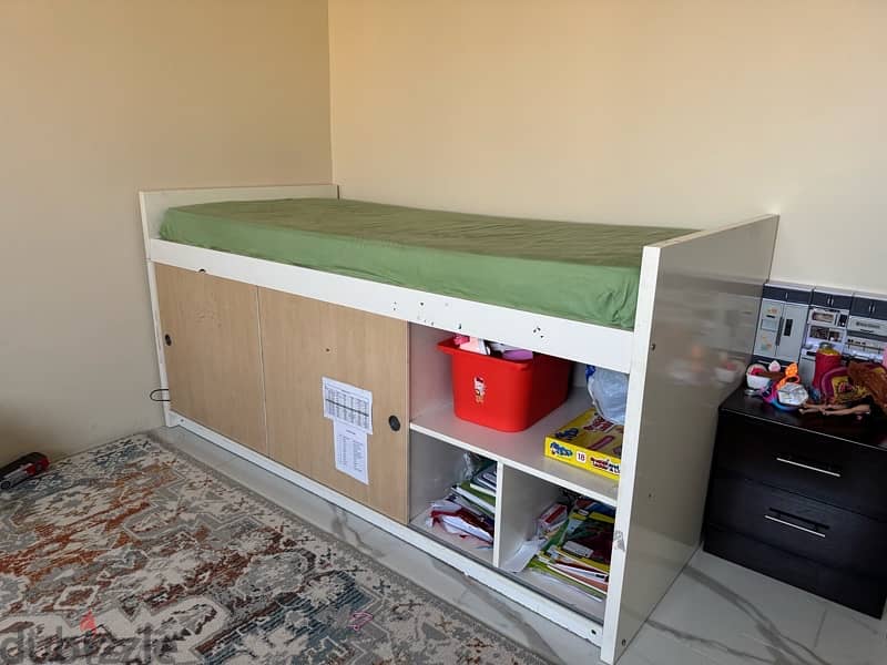 CHILDREN BED WITH STORAGE 1