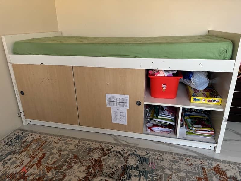 CHILDREN BED WITH STORAGE 2