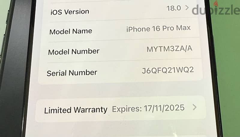 iPhone 16 pro max 256gb dual sim 2