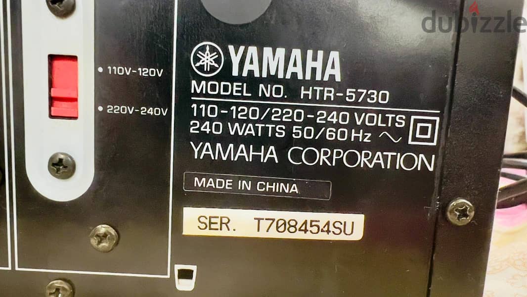 Yamaha HTR -5730 5.1 AVR  full set in good condition 4