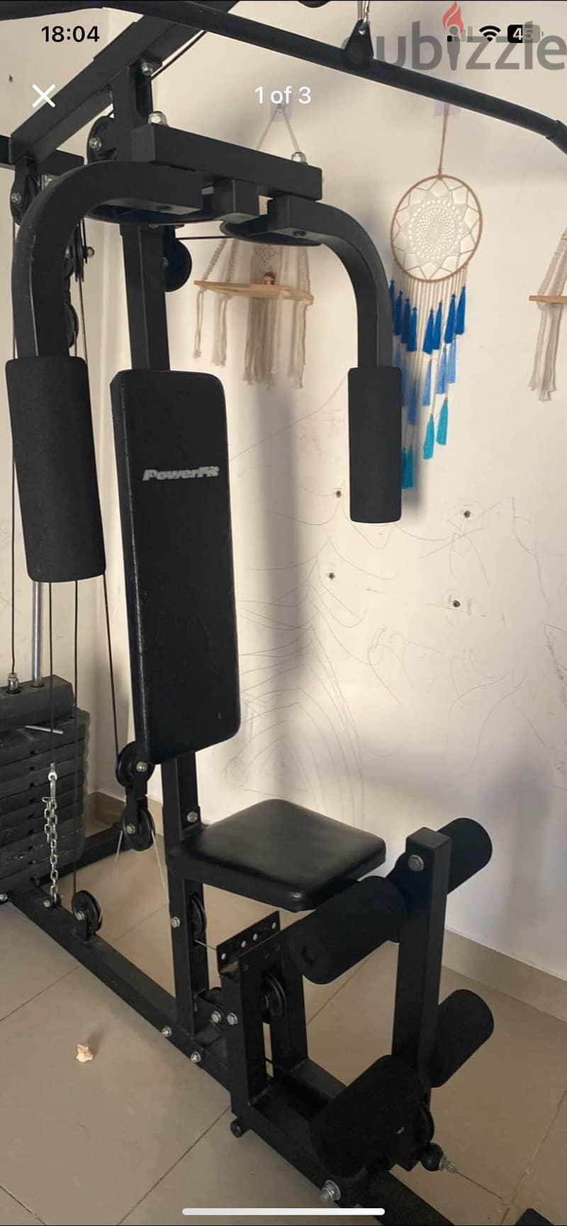 Home gym set with free dumbbells 0