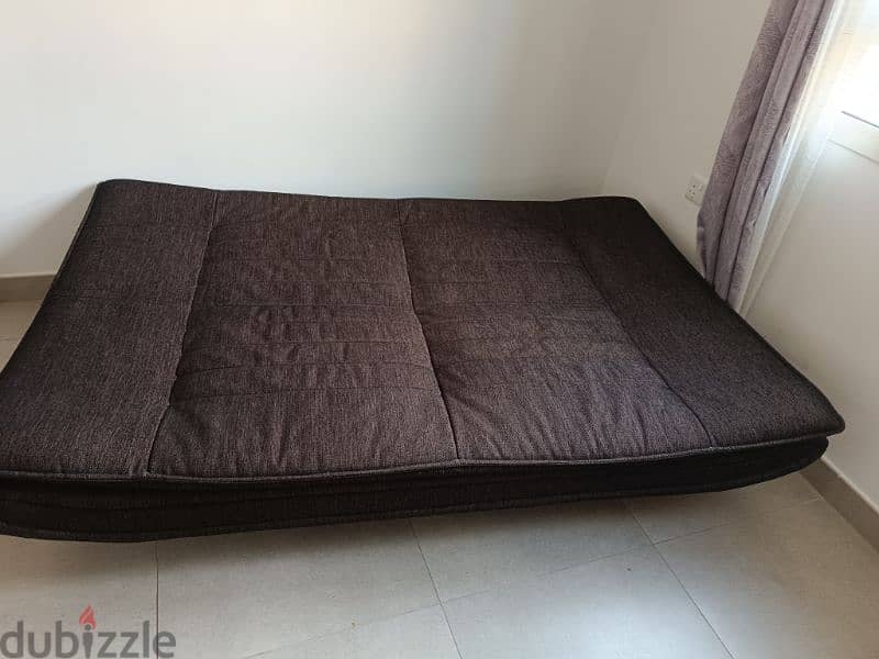 3 seater sofa cum bed . 1