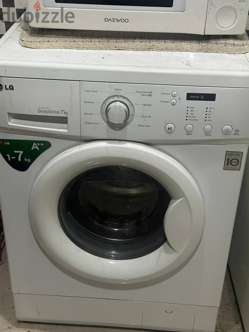 automatic LG washing machine 7 KG 2