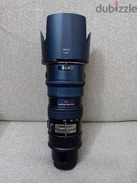 Nikon 70-200mm F/2.8 g VR 2