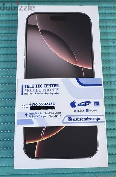 iPhone 16 Pro Max 512 GB Desert titanium New sealed !