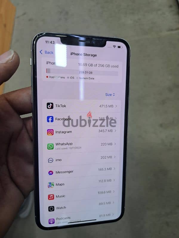 Xs Max 256Gb 82% Battery Like new condition face id work 2