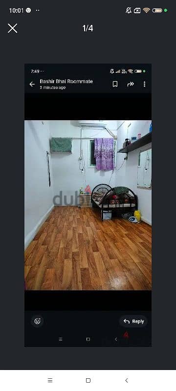 need decent bechelor to share a room in salmiya block -12 from Nov -25 2