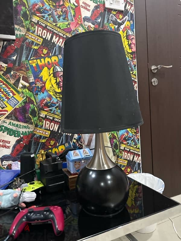 Modern Black Table Lamp from Home-Centre – Perfect Condition 0