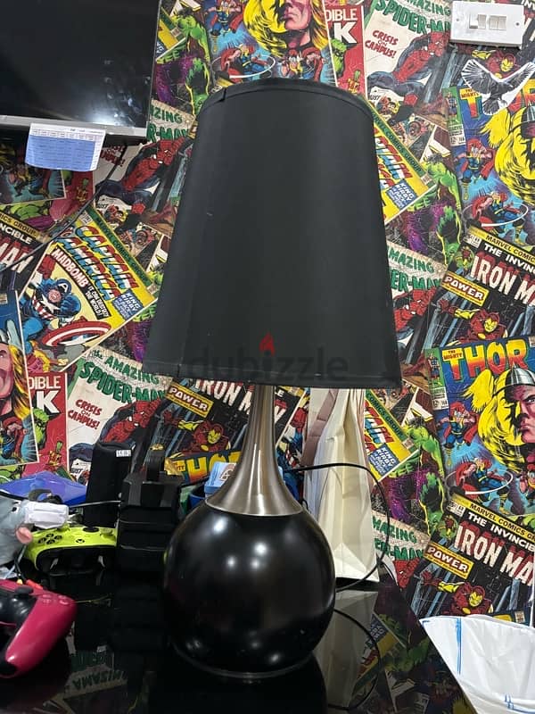 Modern Black Table Lamp from Home-Centre – Perfect Condition 4