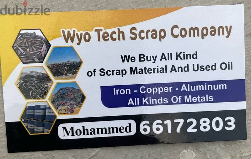 We buy all kinds of scrap 1