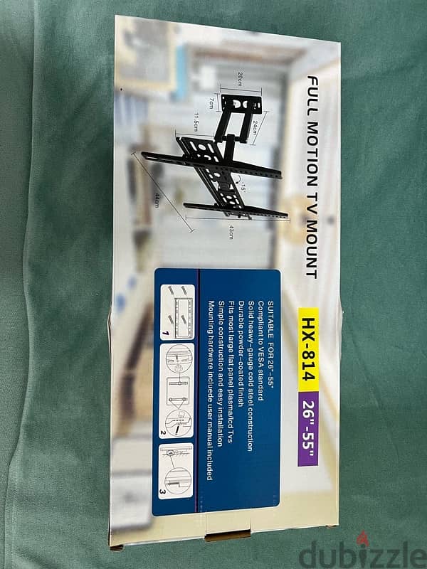 stable tv stand till 100 inches heavy duty strong 4 kd only new 14