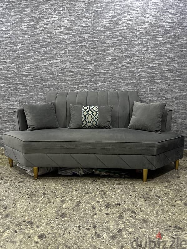 Safat Grey Sofa 0