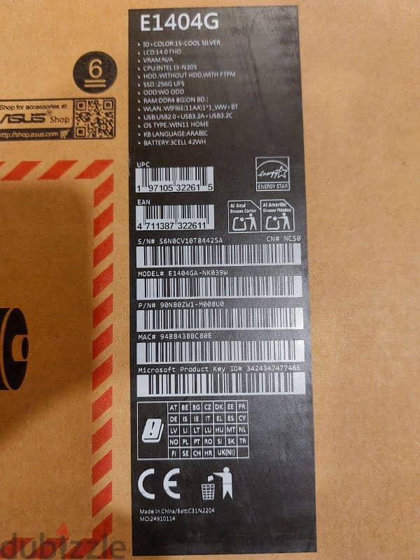 Asus core 3, new , carton still close , not use yet 1