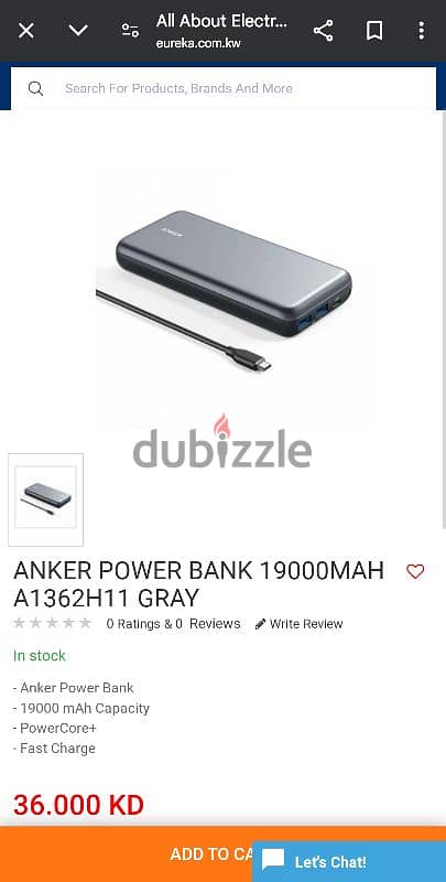 Anker power bank 20000 mah 0