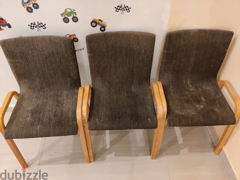 used chairs 3 pcs for KD 6 0