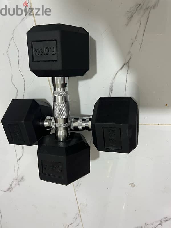 hex dumbbell new best quality and price free delivery 12