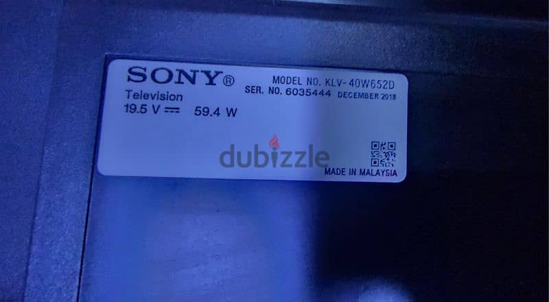 Sony TV For Sale 40KD 0