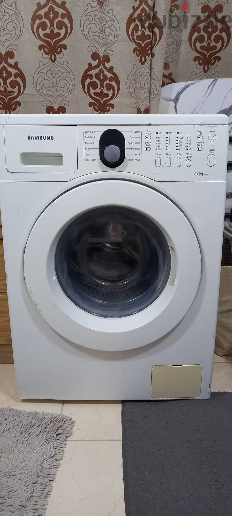 SAMSUNG 8KG wf8800lsw Automatic Washing Machine Front lord 0