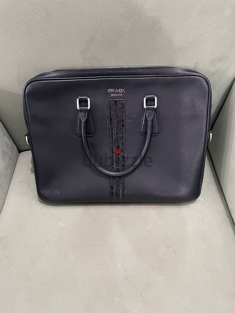 Prada Saffiano travel bag 0