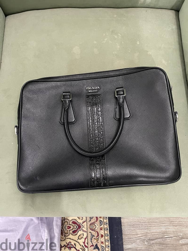 Prada Saffiano travel bag 2