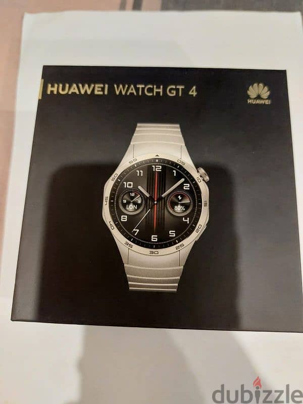 huawei watch gt-4 stainless steel, look as new,used one hour only 0