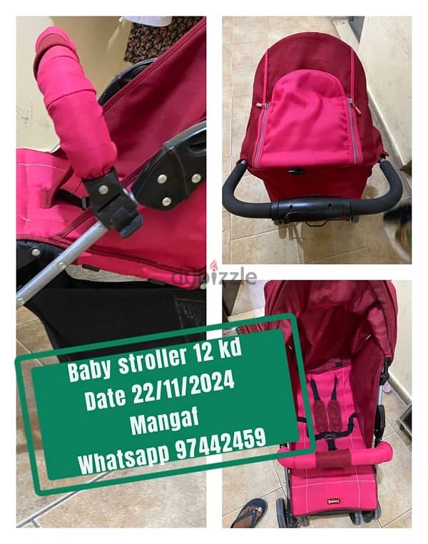 stroller car seater and sterilizer 1