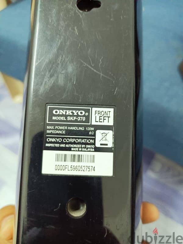 Onkyo 5.1ch speaker subwoofer 120w 1