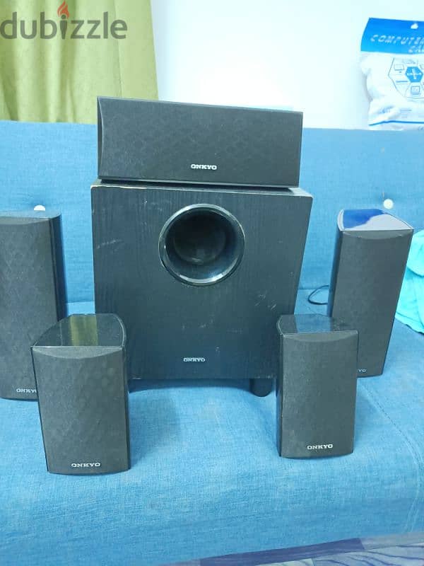 Onkyo 5.1ch speaker subwoofer 120w 3