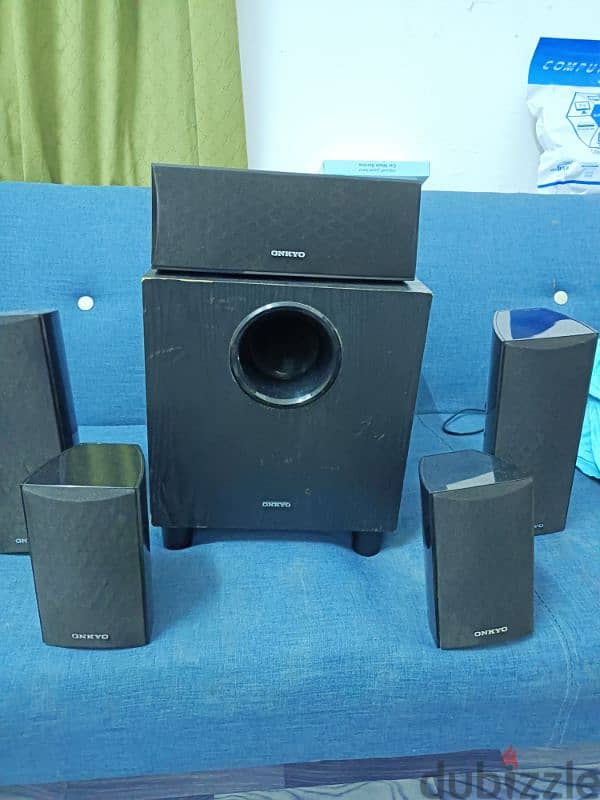 Onkyo 5.1ch speaker subwoofer 120w 7