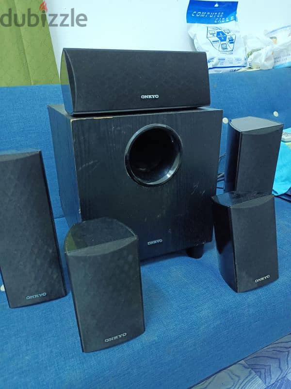 Onkyo 5.1ch speaker subwoofer 120w 9