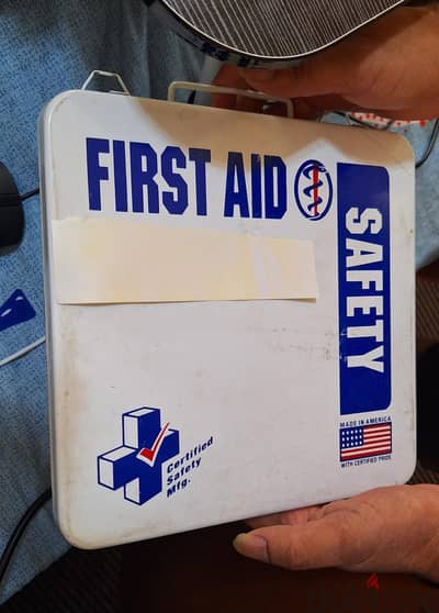 First Aid box Kit Metal Box,  heavy duty,