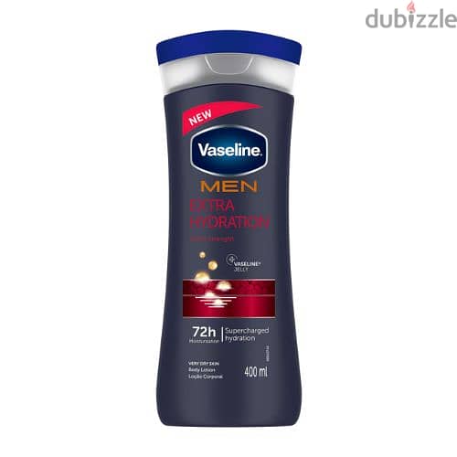 Vaseline Men Extra Hydration For Body Lotion 0