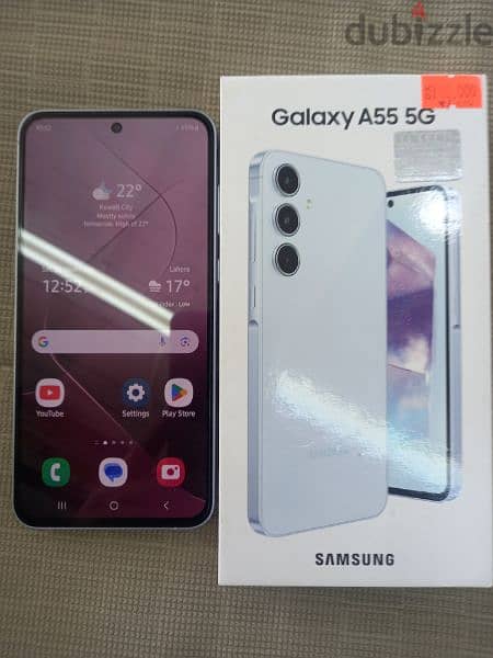 samsung A55 8 Ram 256gb sky bluy 0