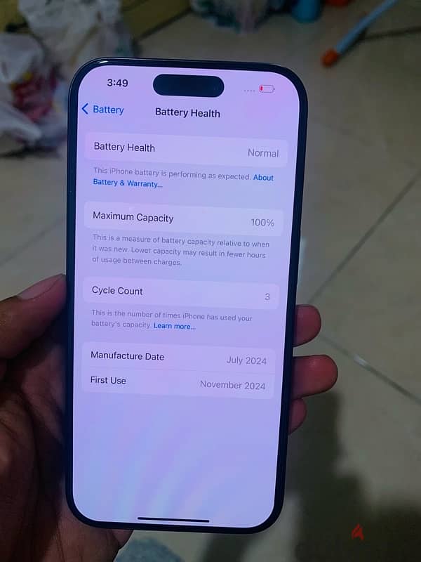 Apple iPhone 15 pro 256 GB Blue titanium 2