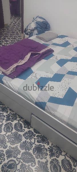 bed with mattress 2