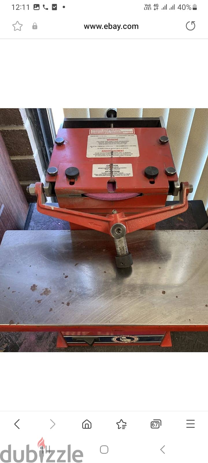 Ice skate sharpning machine for sale 1