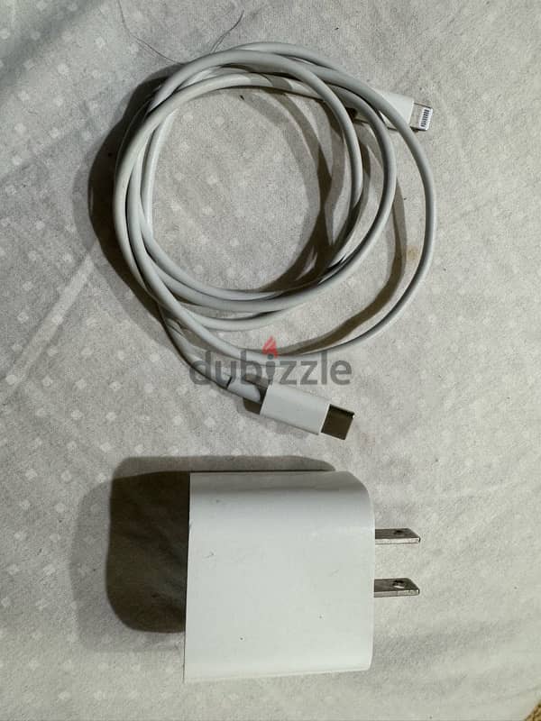 Apple 20 w adapter and type c to lightning cable 1