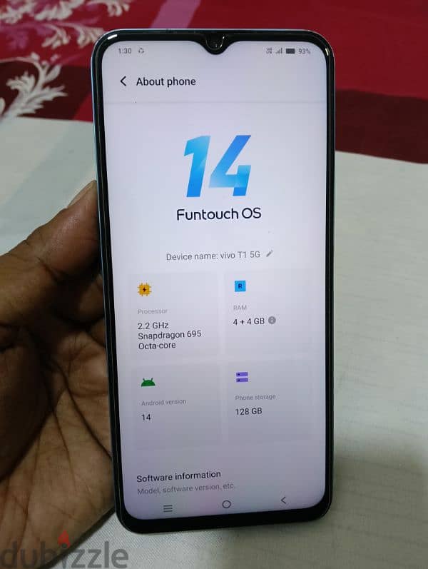 vivo t 1 5g 4